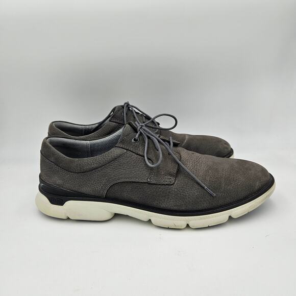 Johnston & Murphy XC4 Tanner Dark Gray Nubuck Leather Plain Toe Shoe Mens 10.5 - Picture 6 of 7